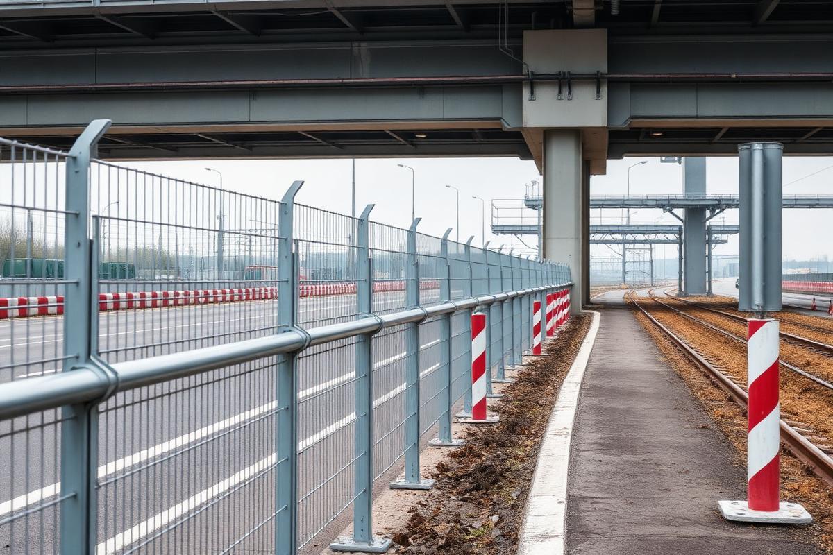 Wygrodzenia przy obiekcie infrastrukturalnym - woj. śląskie